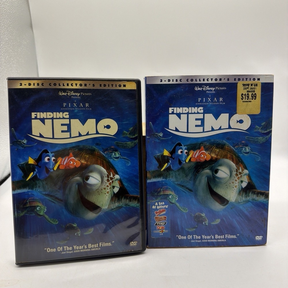 FINDING NEMO 2-DISC‎ COLLECTOR'S EDITION WALT DISNEY ANIMATION SLIPCOVER DVD